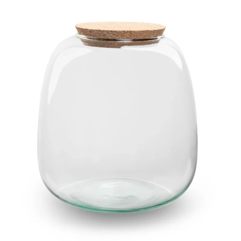 Terrarium bottle ‘Emma Mini’ with cork - Closed terrarium Ø 19 cm ↑ 20 cm