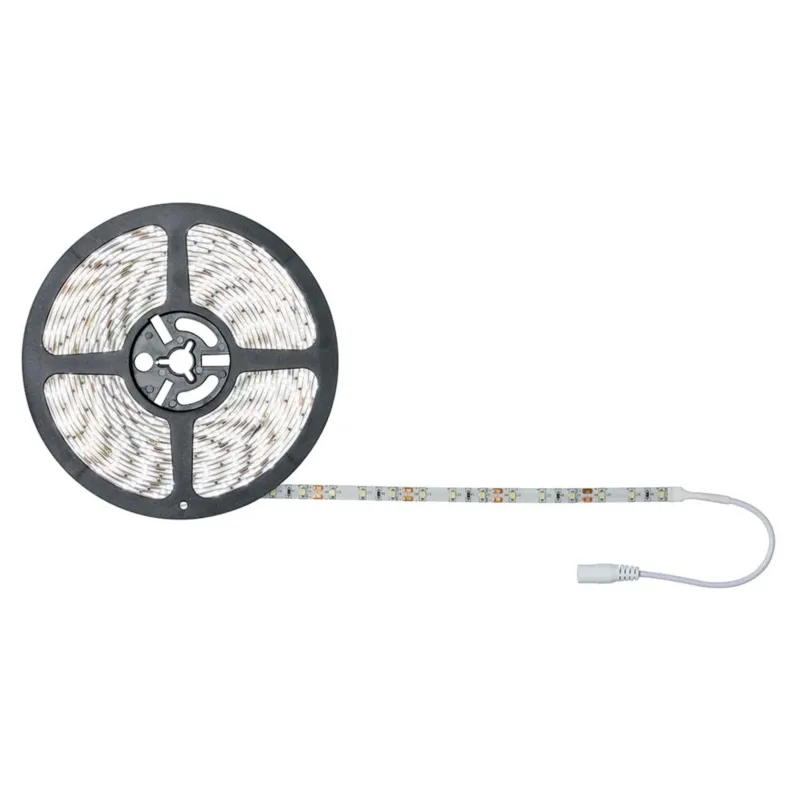 FN SimpLED Strip Set 7, 5m Tageslichtwei 20W 12V DC Weiß LED-Lichtband mit Stecker
