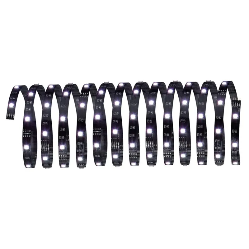 Function YourLED ECO Stripe 5m RGB 36W 12V DC Schwarz, unbeschichteter LED-Stripe mit Farbwechsel