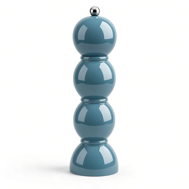 Chambray Blue Bobbin Salt or Pepper Mill