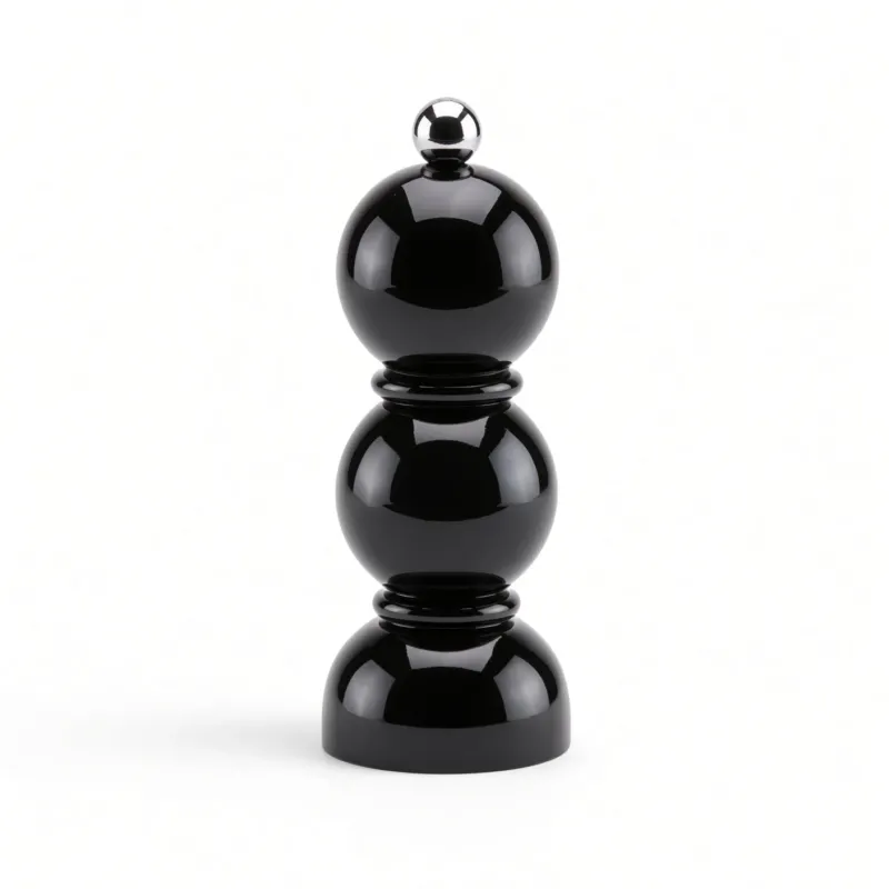 Black Mini Bob Salt or Pepper Mill