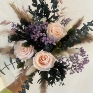 TROCKENBLUMENSTRAUSS VIOLETTA flieder rosa