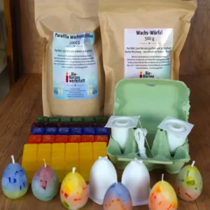 Kreatives Ostereier Kerzen Bastelset
