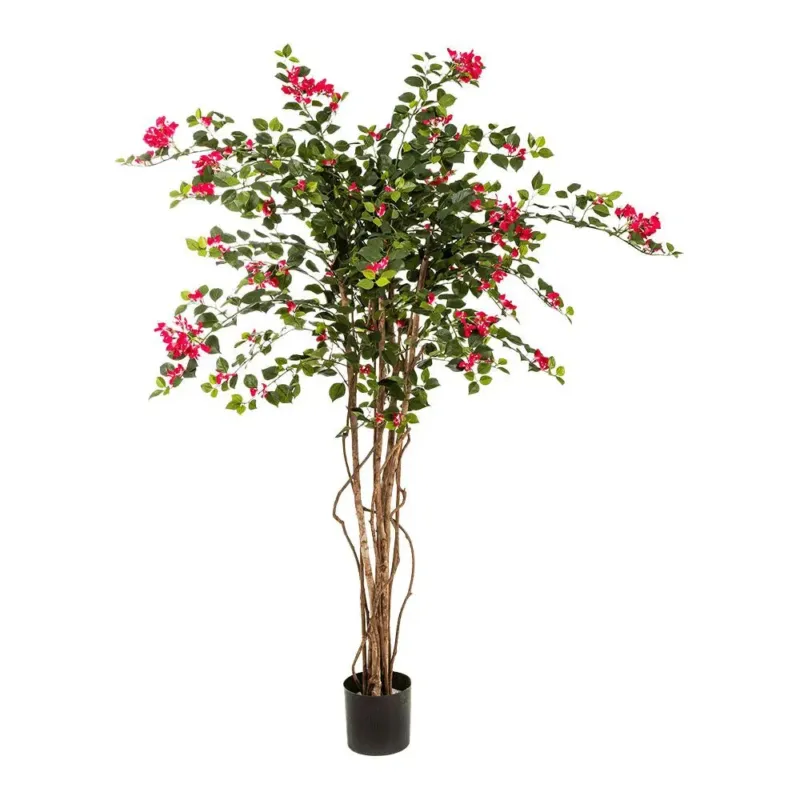 Künstliche Drillingsblume mit Echtholzstamm - Benoni, 150 cm