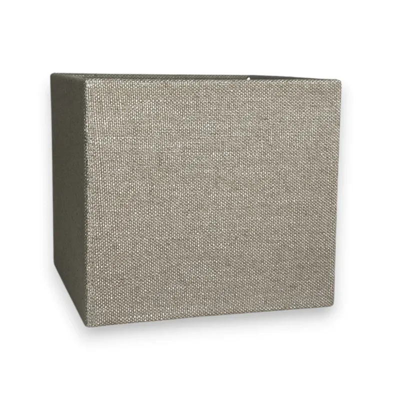 Grau-Braun Lampenschirm von Light & Living aus strukturiertem Stoff