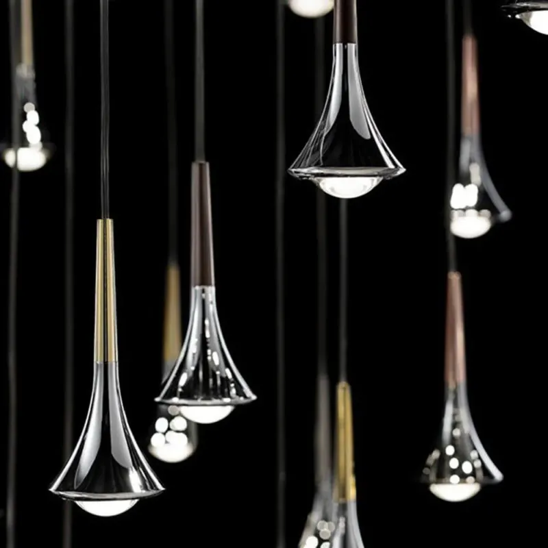 Lodes Rain LED Hängelampe Tropfen 7 Watt 1300 lm, elegante Pendelleuchte in Tropfenform