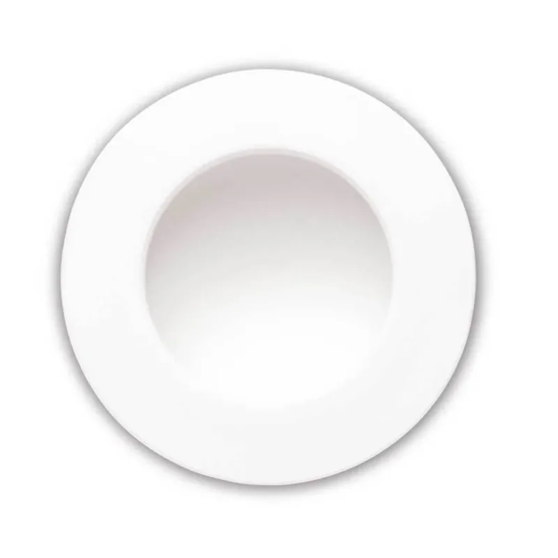 Cabrera LED-Einbauleuchte Weiß-Matt 11cm in runder Form, schlichtes und modernes Design.