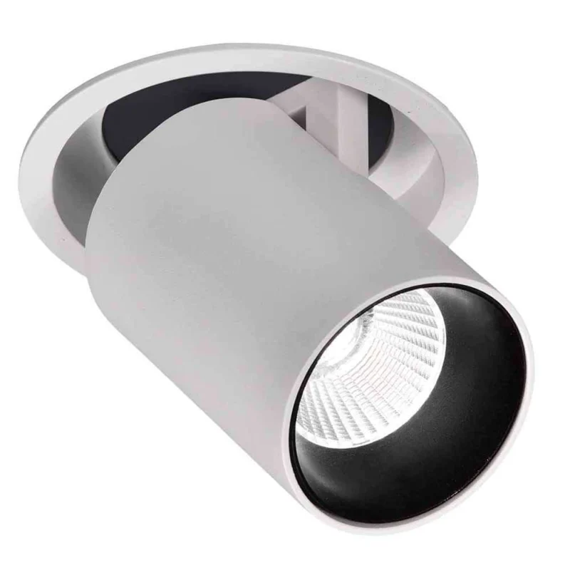 Garda LED-Einbauleuchte 7 Watt Einziehbar Weiß,Schwarz mit elegantem Design und hochwertiger Verarbeitung.