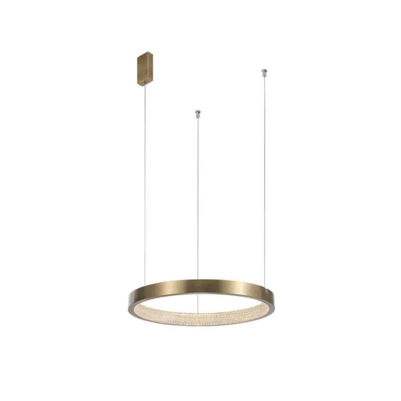 Vegas LED Hängeleuchte Antik-Messing mit elegantem Design und integrierter LED-Beleuchtung.