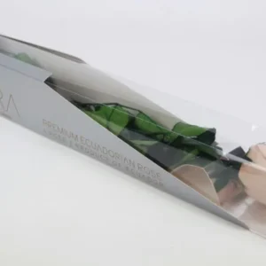 Luxus konservierte Rose mit Stiel 50 cm Kiara - 1 Stück - Nude - Si-nature