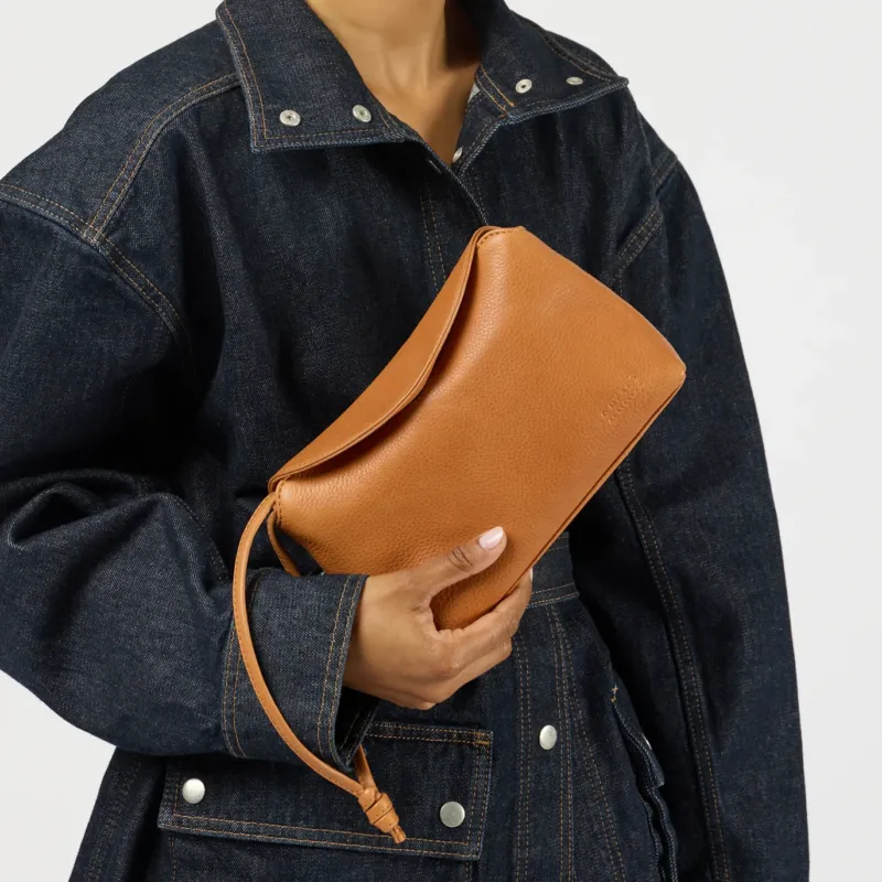 Sienna mini Handtasche - Leder Cognac