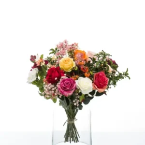 Kunstboeket Rozen Mix