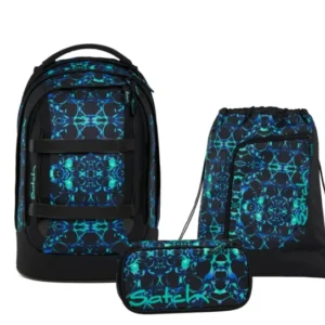 Schulrucksack-Set PACK Caleido Blue 3-teilig