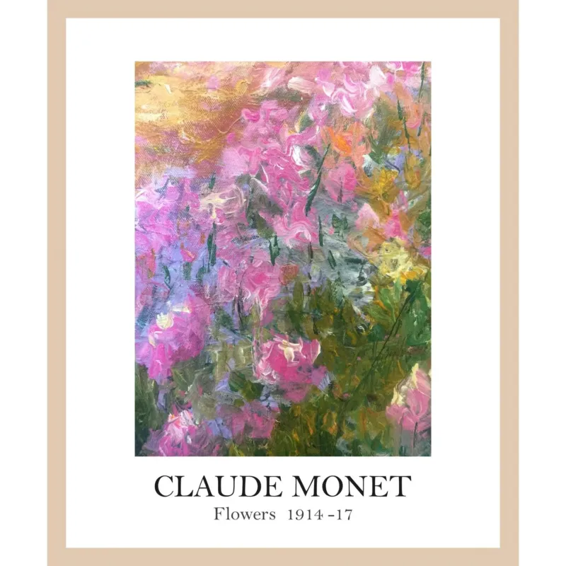 Rahmenbild - Claude Monet Flowers 1914