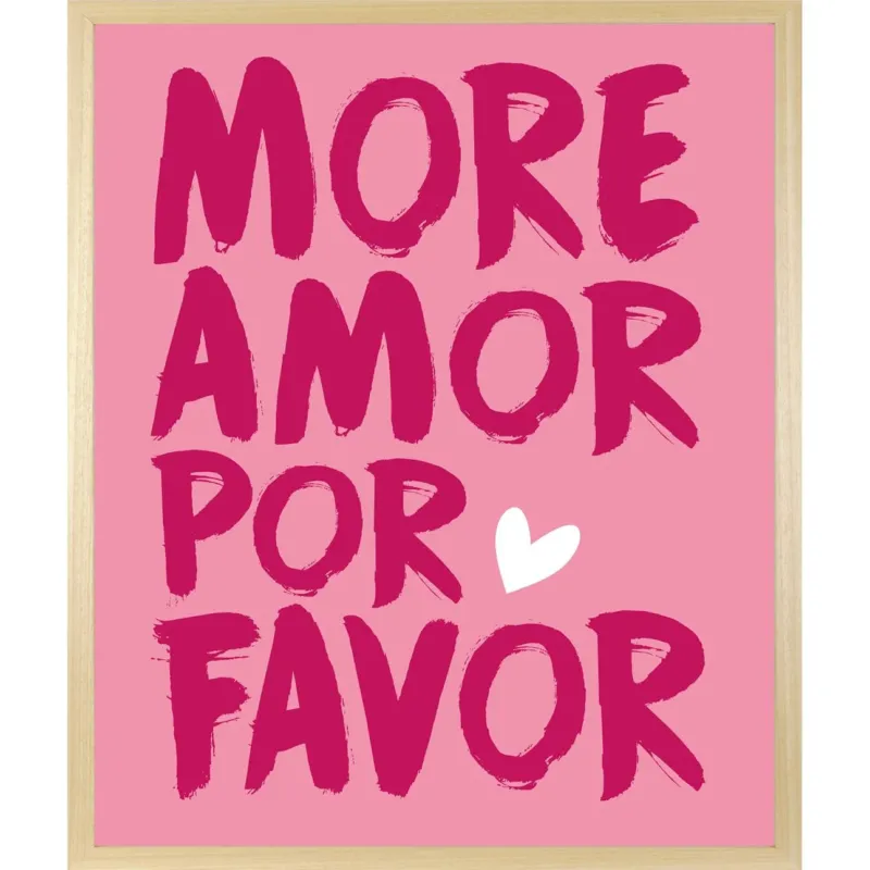 Rahmenbild - More Amor Por Favor