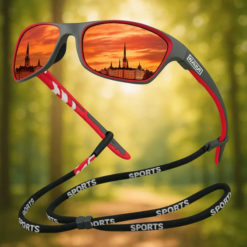 POLARSPORTX Pro - Polarised sports sunglasses with UV400 protection for outdoor & everyday wear 1