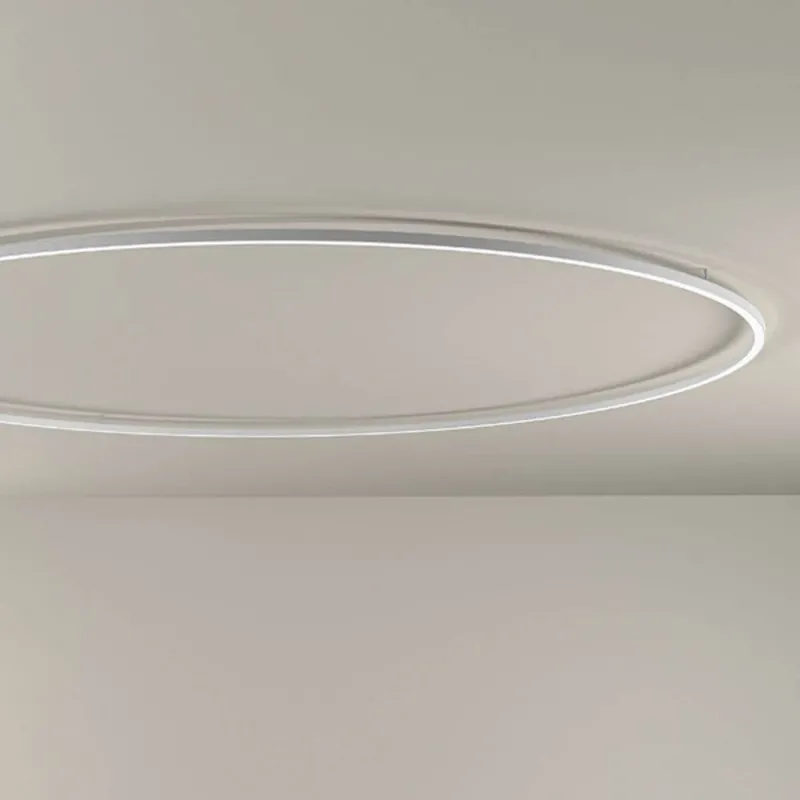 Panzeri Brooklyn LED-Ring Deckenlampe in runder Form, elegantes Design mit moderner LED-Beleuchtung.
