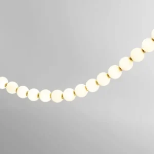 Perla LED Deckenleuchte 70-flammig 3000K Gold, elegante goldene Deckenleuchte mit warmweißem Licht
