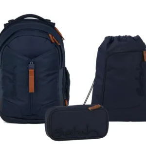 Schulrucksack-Set MATCH Nordic Blue 3-teilig