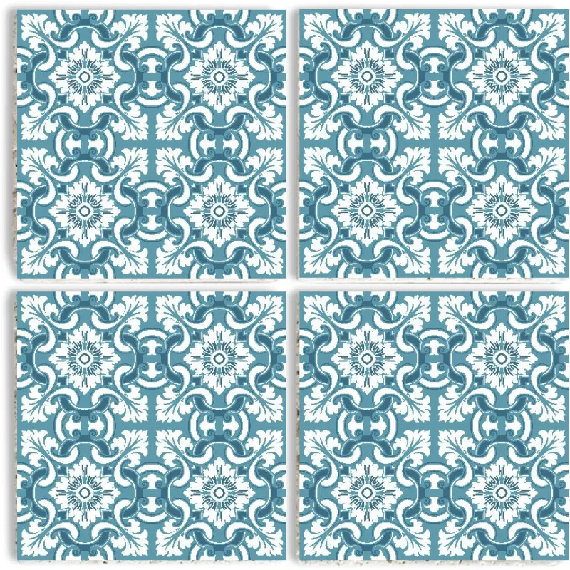 Steinuntersetzer-Set - Blue Dream