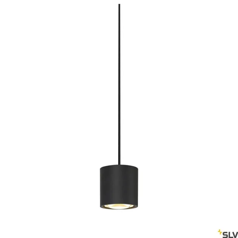 Oculus LED Pendelleuchte Single Dim-To-Warm schwarze Pendelleuchte mit Linsenoptik, CRI>90 und warmem Licht 2000-3000K