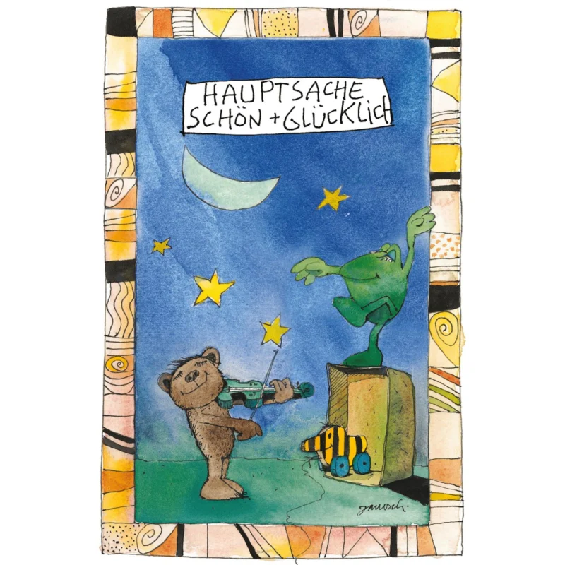 Janosch Blechschild - Hauptsache schön und glücklich
