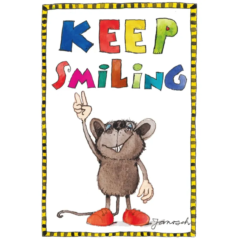 Janosch Blechschild - Keep Smiling Bär