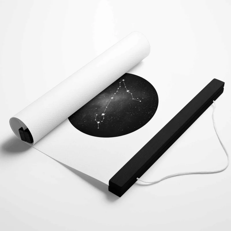 Bilderleiste magnetisch | Schwarz lackiert - mit Aufhängung