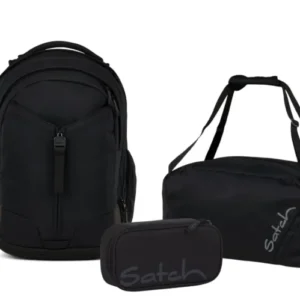 Schulrucksack-Set MATCH Blackjack 3-teilig