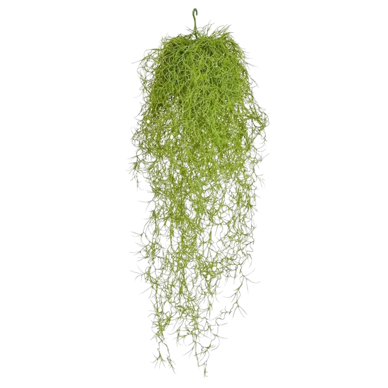 Künstliche Tillandsia - Erwin, 75 cm, Kunstpflanze von aplanta, feuerhemmend, B1-zertifiziert, Steckpflanze, in Grün