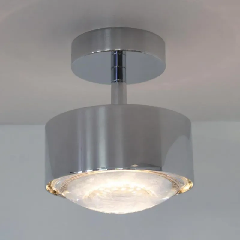 LED Deckenstrahler Puk Turn Downlight moderne Deckenleuchte in Chrom mit hellem, effizientem Raumlicht