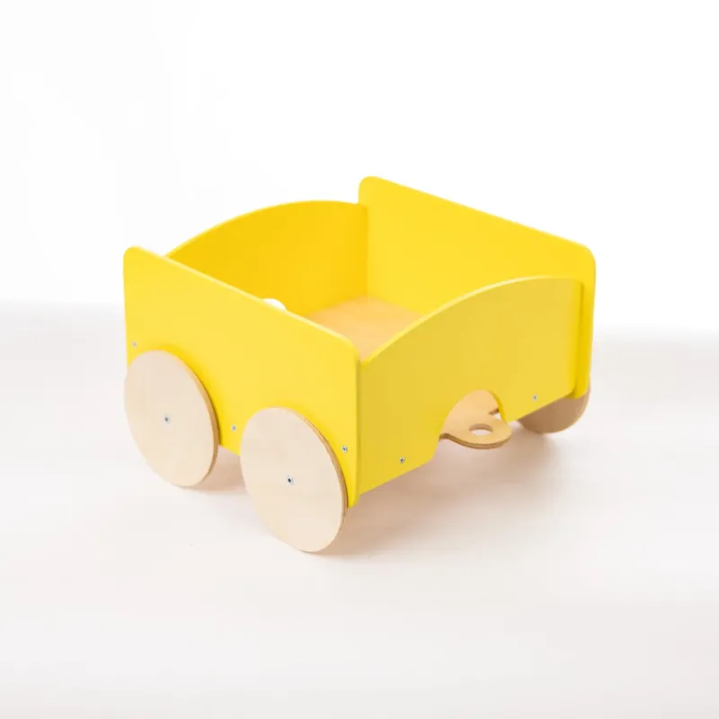 Kids Toy Wagon Trailer - Yellow