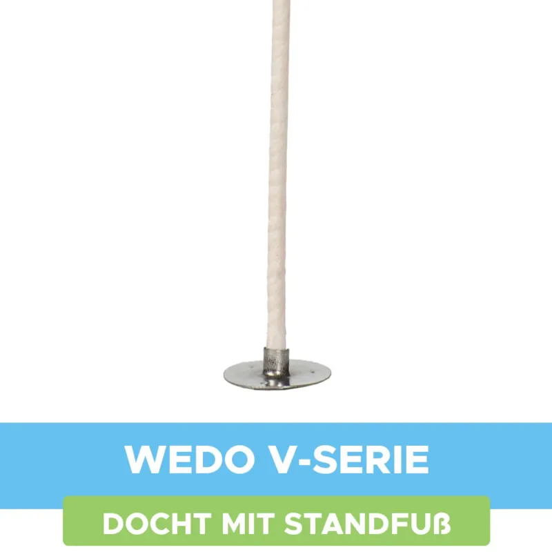 Baumwolldocht Wedo V-Serie mit Fuß