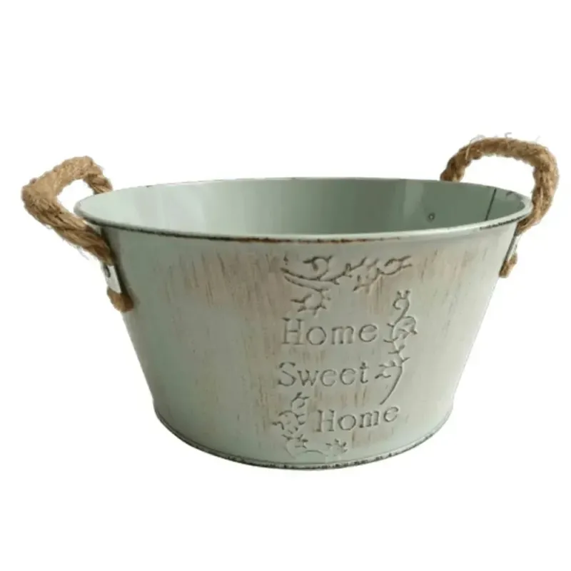 Zink Schale - Home Sweet Home, 20 cm