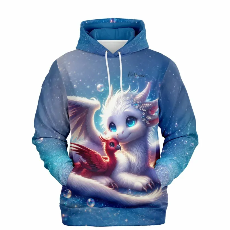 Dreamer Hoodie mit Astra & Fira Drachen-Motiv, perfekt für Fans von Diamond Painting und kreativen Fantasy-Designs.