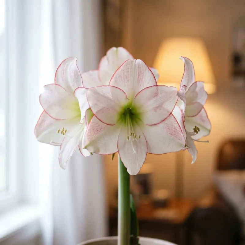 Amaryllis, Hippeastrum 'Picotee'