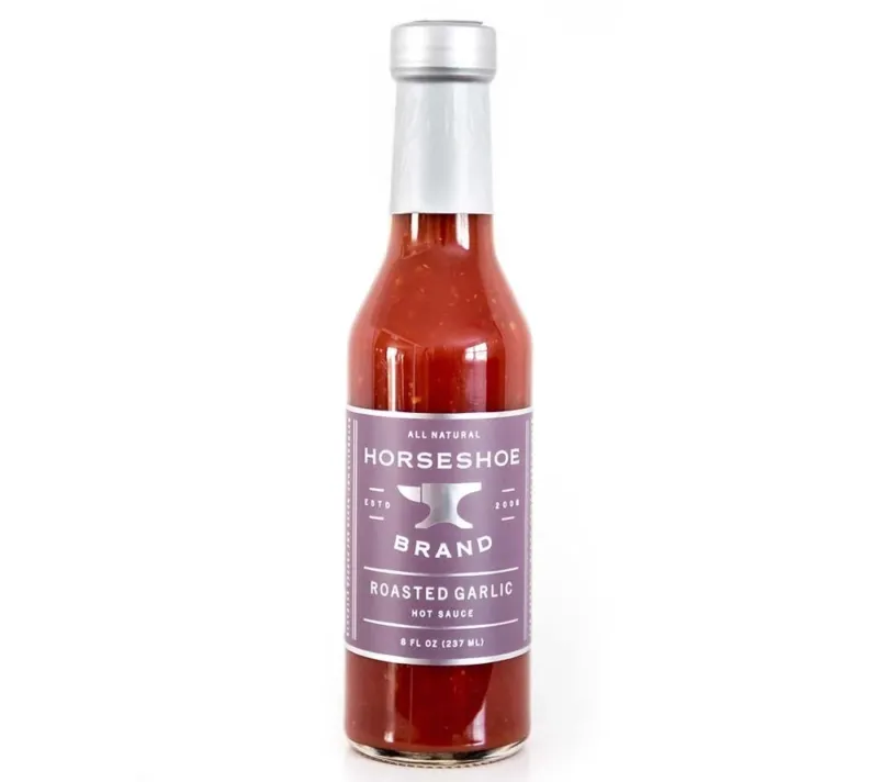 Roasted Garlic Hot Sauce von Horseshoe Brand kaufen – scharfe Knoblauch-Sauce online bestellen
