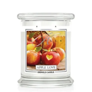 Apple Love Duftkerze von Kringle Candle kaufen – Fruchtiger Apfelduft mit Holunder & Zitrone