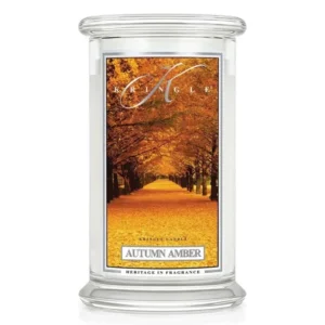 Autumn Amber Duftkerze online bestellen – Zedernholz, Kiefer & Apfelblüten für Herbststimmung