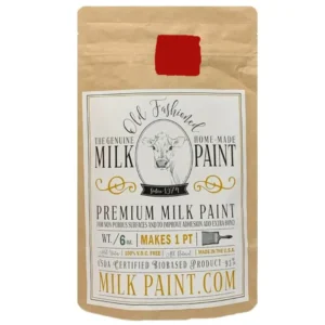 Old Fashioned Salem Red Milk Paint – ungiftige Kaseinfarbe für Vintage- & Shabby Chic-Projekte