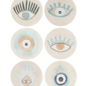 Amulet Cake Plate Set of 6 - 19 cm - Exporgin | Türkiye Comes to You