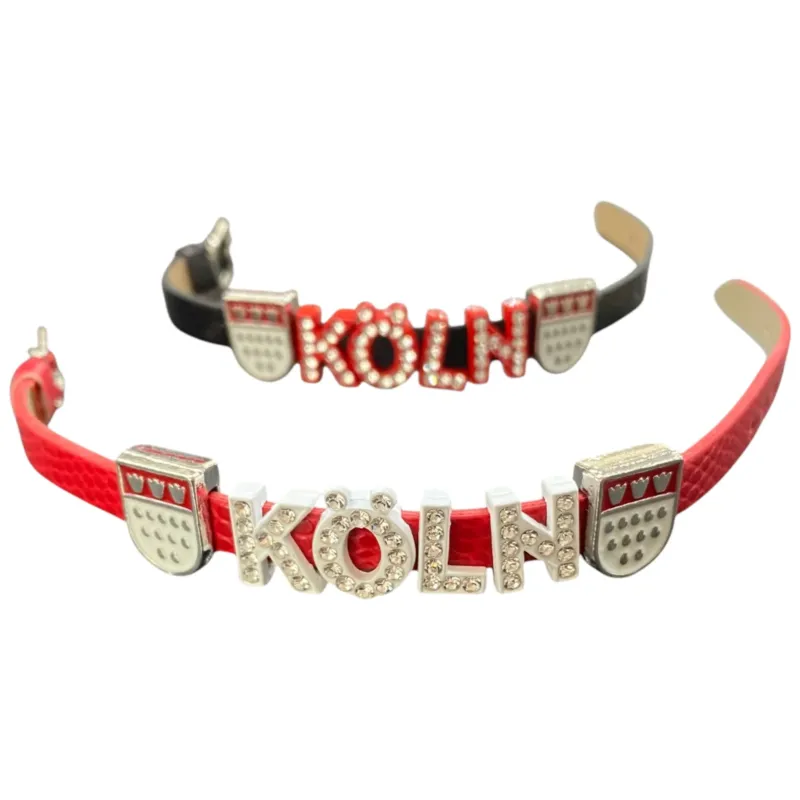Armband mit Köln und Wappen in zwei verschiedenen Farben