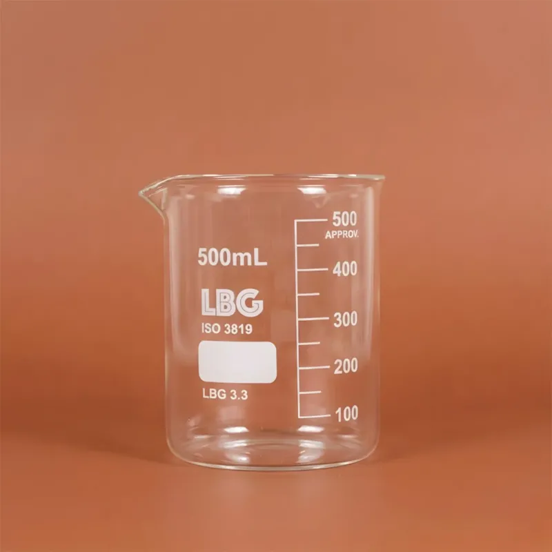 Bécher en verre borosilicate (forme basse) - 500ml kit accessoire fabrication bougie maison DIY Terre de Bougies
