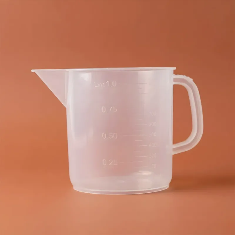 Bécher à anse en polypropylène -1000ml kit accessoire fabrication bougie maison DIY Terre de Bougies