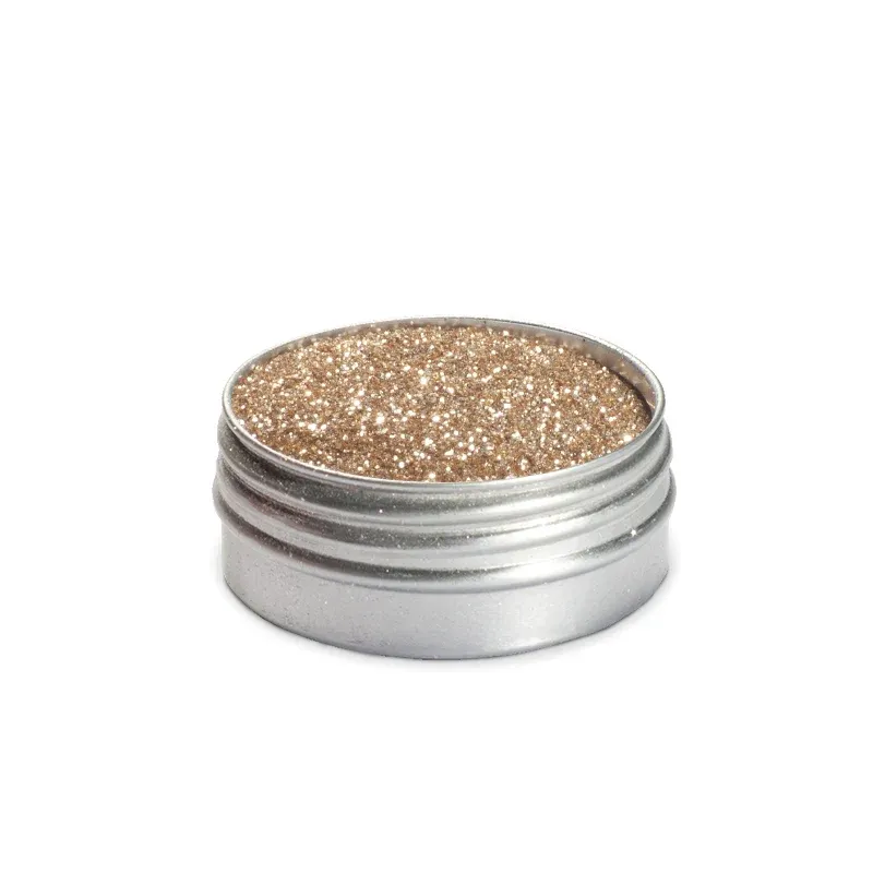 Natürliches Glitter: Platinum Gold
