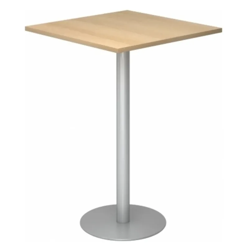 BISTRO H88Q S | Stehtisch | 80x80 | Silber - System Konferenztisch - buerostuhl24