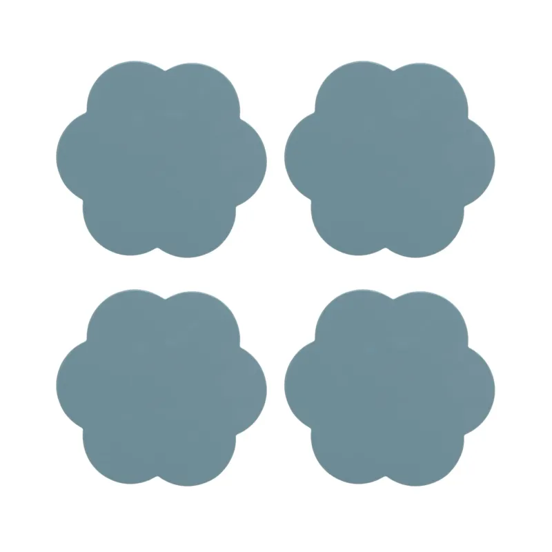 Chambray Blue Coasters – Set of 4 - Addison Ross Ltd UK
