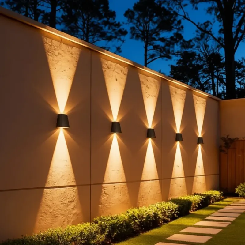 Solvanta - 4 Pack Solar Up and Down Wall Lights