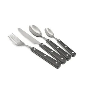 Dark Cutlery Set 24 Pieces - Exporgin - Global Shopping Site