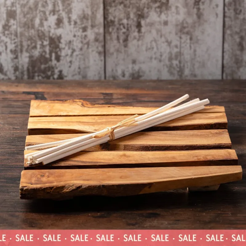 White rattan diffuser reeds 240mm x 4mm – Candle Shack